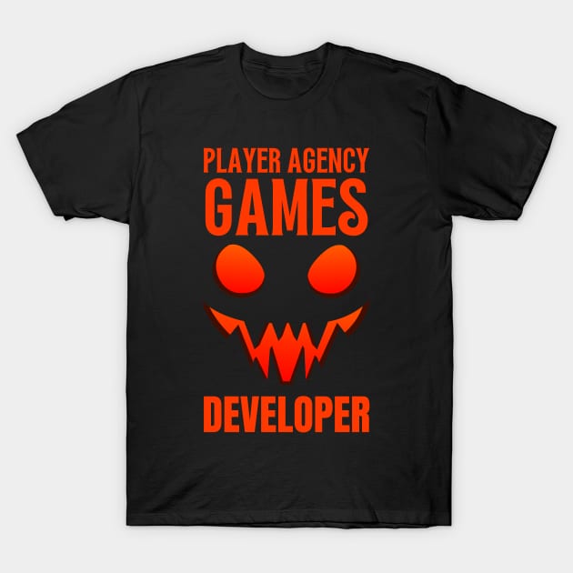 Player Agency Games Developer T-Shirt by Artomino